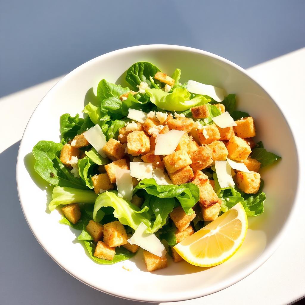 Classic Caesar Salad with Homemade Dressing
