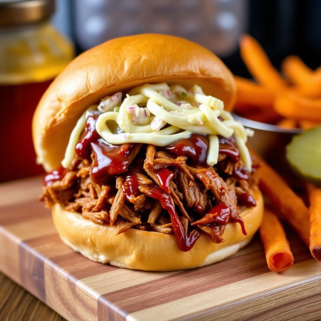 Instant Pot Pulled Pork Sandwiches with Smoky BBQ Sauce