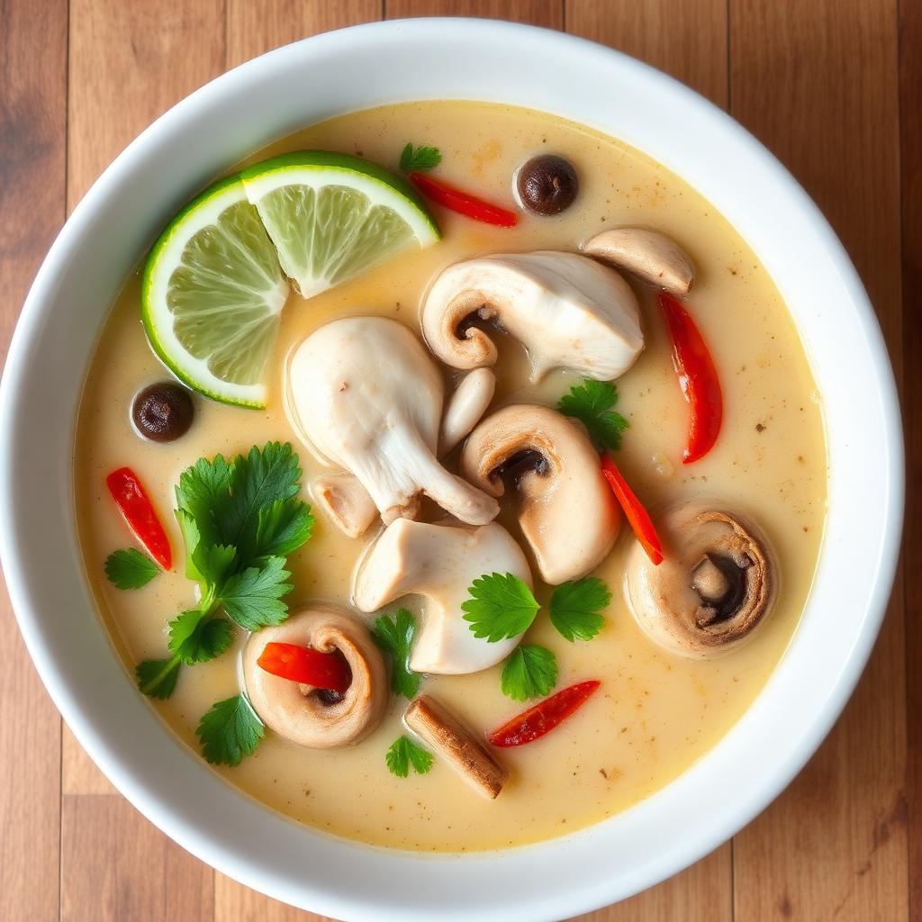 Thai Tom Kha Gai (Coconut Chicken Soup)